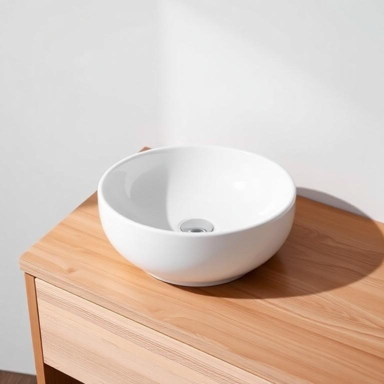 COTTO Counter-Top Basin Round